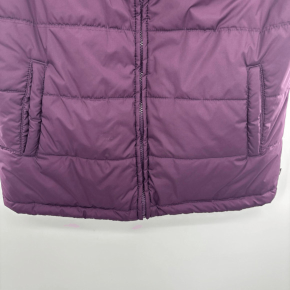 Ocean + Coast Women's Hooded Vest Size M Colorblock Puffer Vest Lightweight - Picture 4 of 10